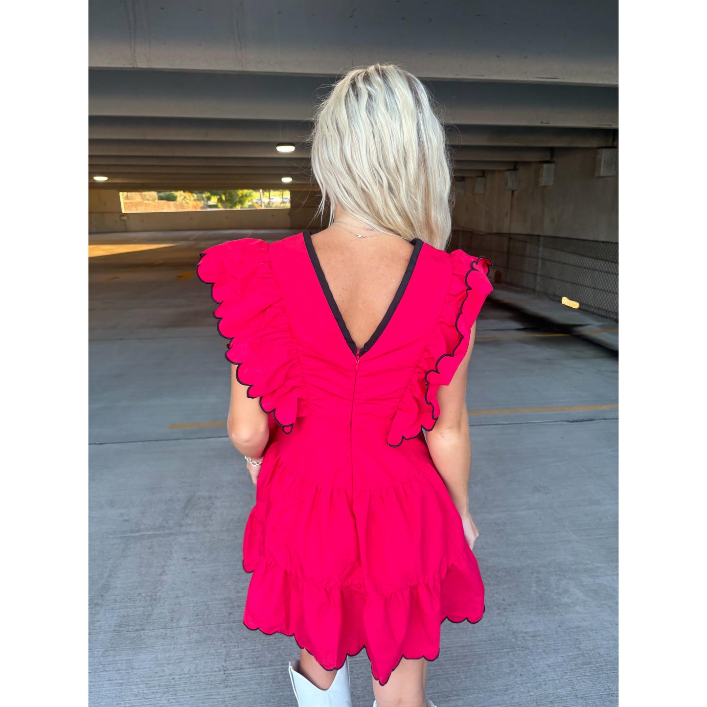 Glory glory scalloped dress