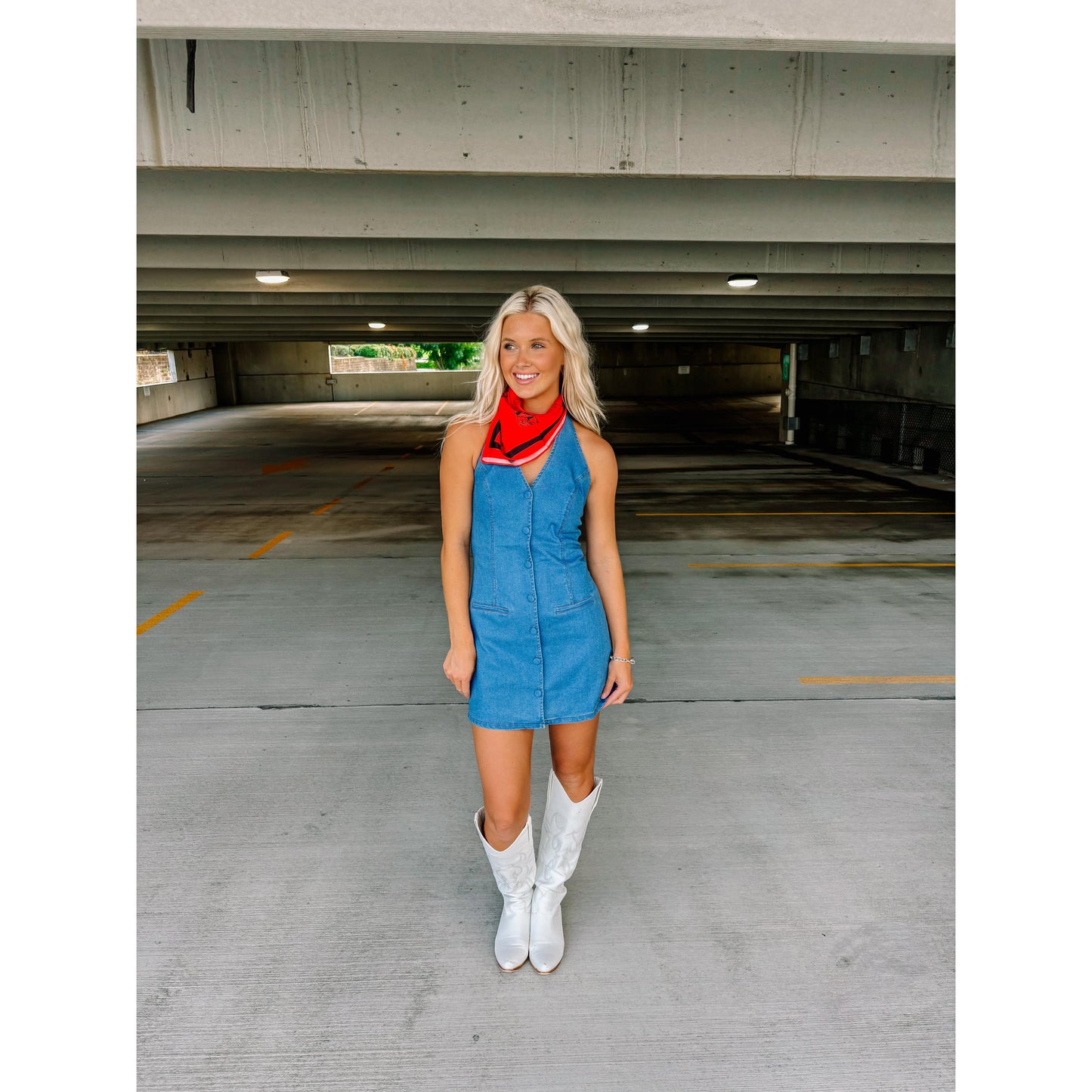 Tailgate Denim Dress