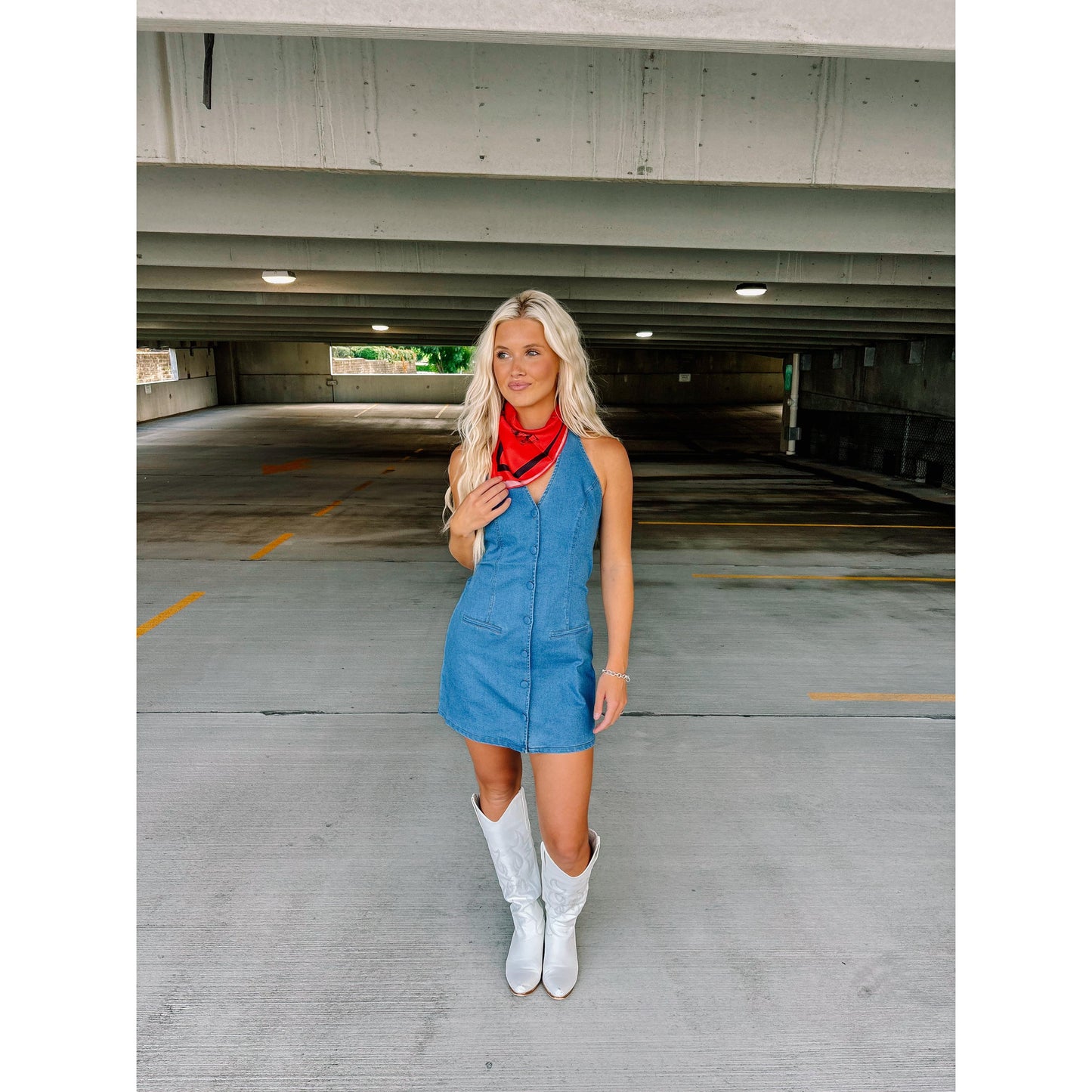 Tailgate Denim Dress