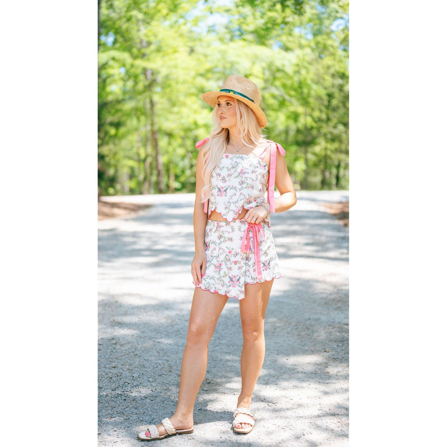 Garden bloom skort set