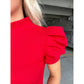 Bulldawg red bodysuit