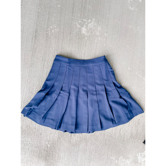 Pleated Tennis Skirt- Navy Blue