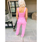 Sweet in Pink Jumpsuit