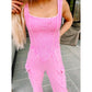 Sweet in Pink Jumpsuit