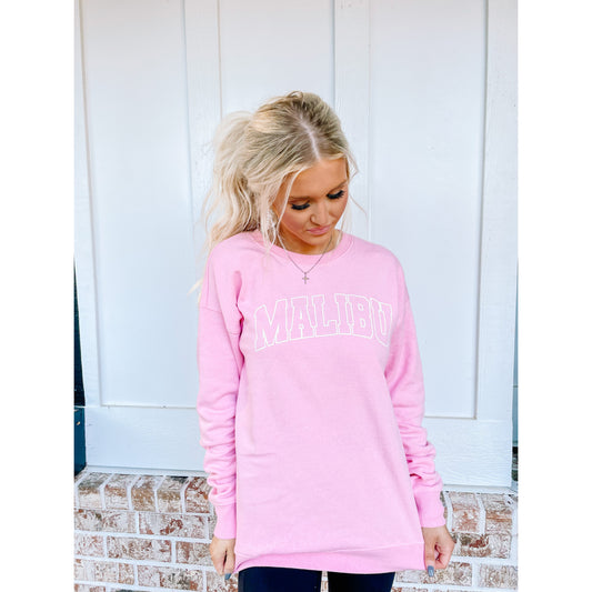 Sea Pink Malibu Sweatshirt