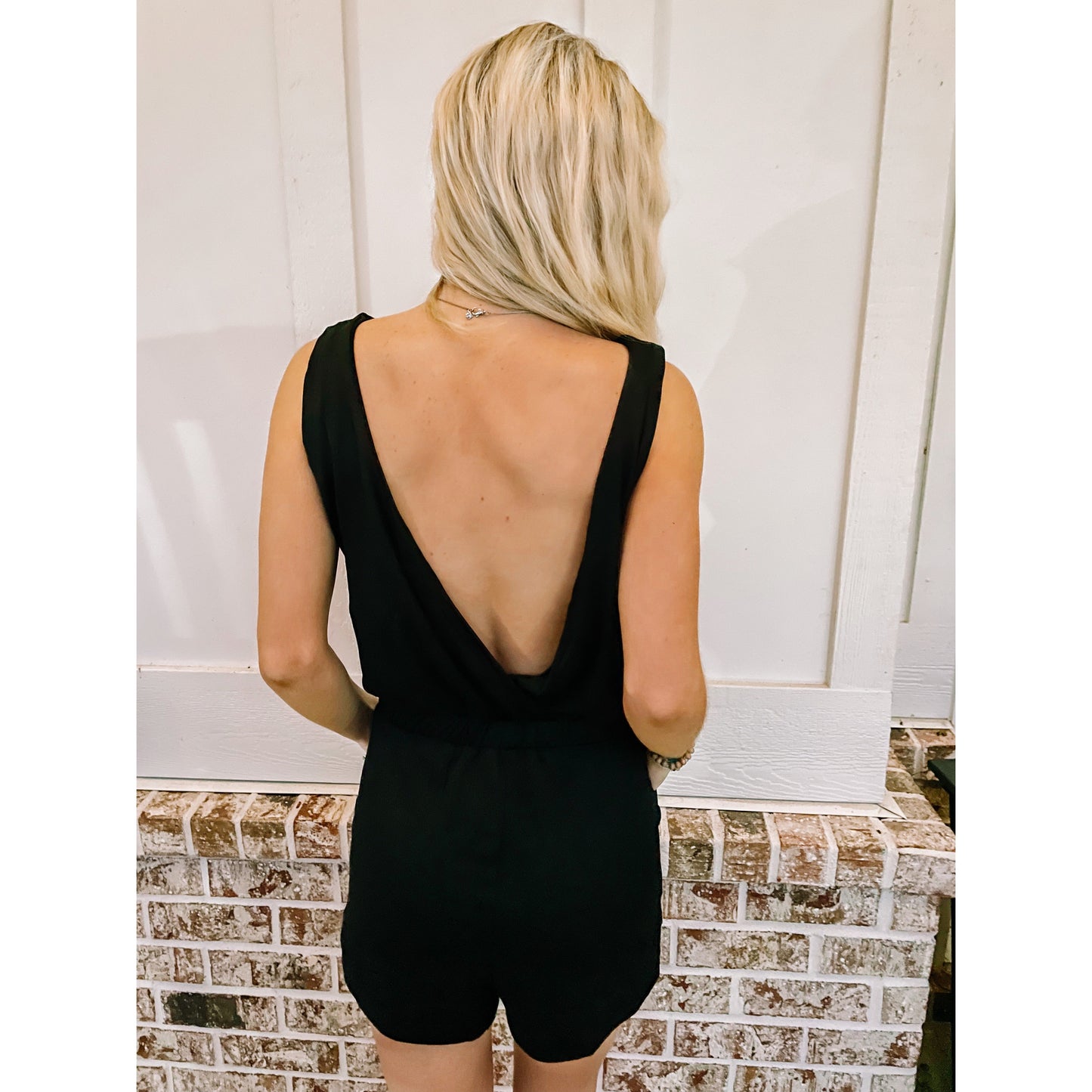 Casual Romper in Black