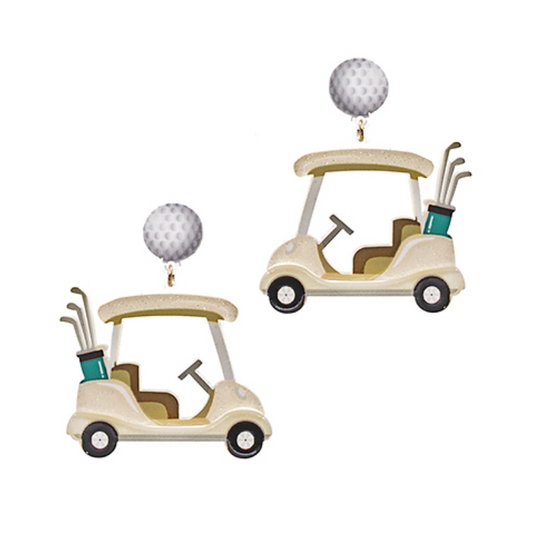 Golf  Cart Earrings